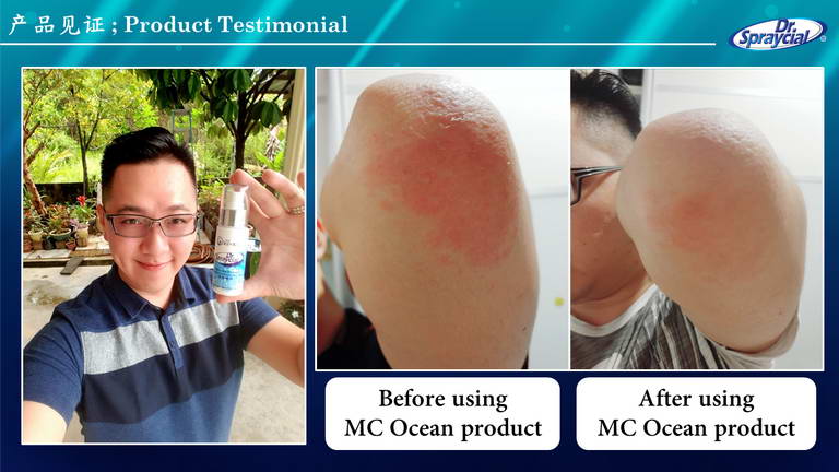 Mc Ocean Holding Products Testimonial